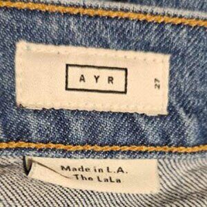 AYR The Lala Straight Jeans Size 27R, True Story Wash